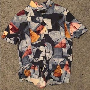 Native youth silk dress shirt.